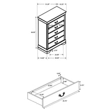 Load image into Gallery viewer, Louis Philippe 4 & 5 Piece Bedroom Sets Twin & Queen