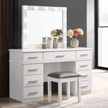 Load image into Gallery viewer, Felicity Makeup Vanity Table with LED Mirror