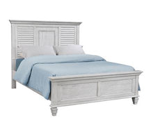 Load image into Gallery viewer, Franco Eastern King & Queen Panel Bed Antique White & Oak