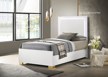 Load image into Gallery viewer, Marceline Beds White & Black Eastren King, Full, Twin, & Queen