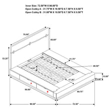 Load image into Gallery viewer, Winslow Queen & E.King Bed