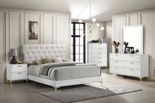 Load image into Gallery viewer, Kendall Panel Bed E.King, & Queen Black & White