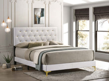 Load image into Gallery viewer, Kendall Panel Bed E.King, & Queen Black & White