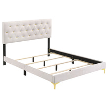 Load image into Gallery viewer, Kendall Panel Bed E.King, & Queen Black & White