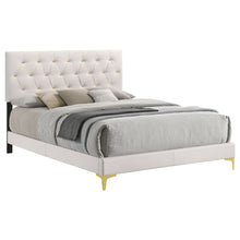 Load image into Gallery viewer, Kendall Panel Bed E.King, & Queen Black & White