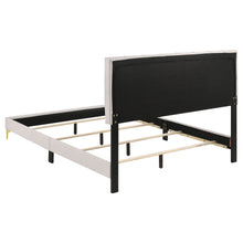 Load image into Gallery viewer, Kendall Panel Bed E.King, & Queen Black & White