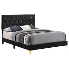 Load image into Gallery viewer, Kendall Panel Bed E.King, & Queen Black & White