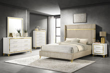 Load image into Gallery viewer, Lucia 4 & 5 Piece Bedroom Set King & Queen Beige & Grey