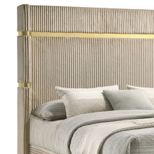 Load image into Gallery viewer, Lucia Eastern King & Queen Bed Beige & Grey