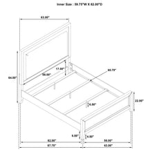 Load image into Gallery viewer, Marielle California King, E.King, & Queen Bed