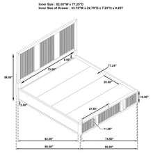 Load image into Gallery viewer, Terrace California King, E.King, & Queen Bed