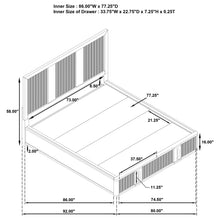 Load image into Gallery viewer, Terrace California King, E.King, & Queen Bed