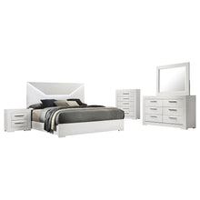Load image into Gallery viewer, Ives 4 & 5 Piece Bedroom Set E.king & Queen White & Grey