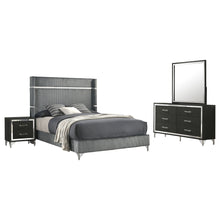 Load image into Gallery viewer, Lucia 4 & 5 Piece Bedroom Set King & Queen Beige & Grey