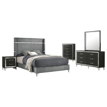 Load image into Gallery viewer, Lucia 4 & 5 Piece Bedroom Set King & Queen Beige & Grey