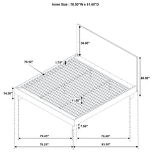 Load image into Gallery viewer, Glenwood 4 & 5 Piece Bedroom Set Eastren king & Queen