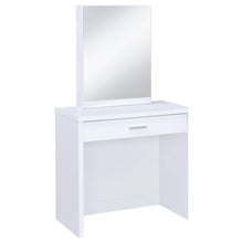 Load image into Gallery viewer, Harvey Makeup Vanity Table with Mirror and Stool