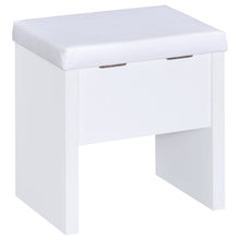 Load image into Gallery viewer, Harvey Makeup Vanity Table with Mirror and Stool