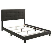 Load image into Gallery viewer, Mapes Tufted Upholstered Eastern King, Queen, Twin & Full Bed Charcoal & Grey