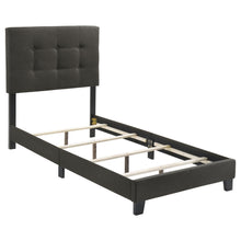 Load image into Gallery viewer, Mapes Tufted Upholstered Eastern King, Queen, Twin & Full Bed Charcoal & Grey