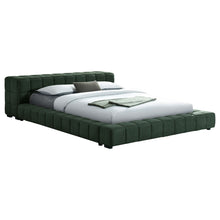 Load image into Gallery viewer, Trinity California King, E.king, Queen, & Full Bed Green & Light Taupe
