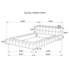 Load image into Gallery viewer, Trinity California King, E.king, Queen, & Full Bed Green & Light Taupe