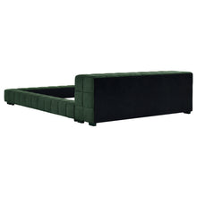 Load image into Gallery viewer, Trinity California King, E.king, Queen, & Full Bed Green & Light Taupe