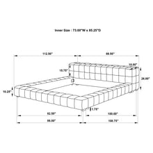 Load image into Gallery viewer, Trinity California King, E.king, Queen, & Full Bed Green & Light Taupe