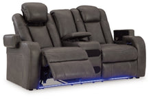 Load image into Gallery viewer, Fyne-Dyme Power Reclining Loveseat with Console