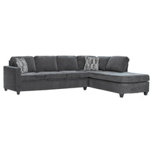 Load image into Gallery viewer, Mccord 2-piece Cushion Back Sectional Dark Grey