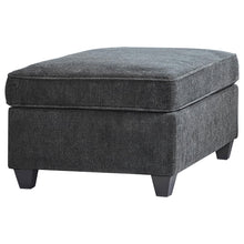 Load image into Gallery viewer, Mccord Upholstered Ottoman Dark Grey