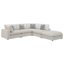 Load image into Gallery viewer, Serene 5-piece Upholstered Modular Sectional Sofa Beige