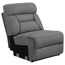 Load image into Gallery viewer, Higgins Upholstered Armless Chair Grey