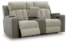 Load image into Gallery viewer, WhipLash Power Reclining Loveseat with Console