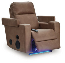 Load image into Gallery viewer, Lorrenton Power Glider Recliner with Audio System