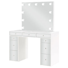 Load image into Gallery viewer, Regina Makeup Vanity Table with LED Mirror and Stool