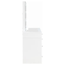 Load image into Gallery viewer, Regina Makeup Vanity Table with LED Mirror and Stool