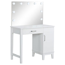Load image into Gallery viewer, Elijah Makeup Vanity Table with LED Mirror and Stool