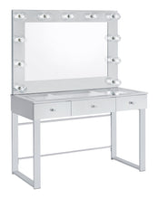 Load image into Gallery viewer, Umbridge 3-drawer Vanity with Lighting Chrome and White