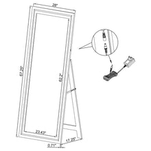 Load image into Gallery viewer, Windrose Standing Mirror with LED Lighting