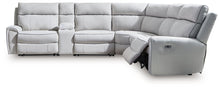 Load image into Gallery viewer, Social Pointe Reclining Sectional with Storage Console