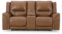 Load image into Gallery viewer, Trasimeno Power Reclining Loveseat with Console image