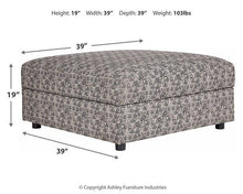 Load image into Gallery viewer, Kellway Ottoman With Storage