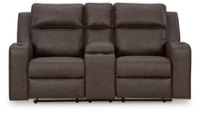Load image into Gallery viewer, Lavenhorne Reclining Loveseat with Console image