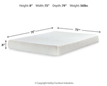 Load image into Gallery viewer, Chime 8 Inch Memory Foam Mattress in a Box