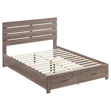 Load image into Gallery viewer, Brantford Eastern King & Queen Panel Bed Barrel Oak