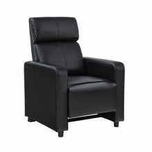 Load image into Gallery viewer, Toohey Home Theater Push Back Recliner Black
