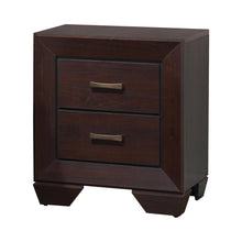 Load image into Gallery viewer, Kauffman 2-drawer Nightstand Dark Cocoa