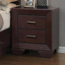Load image into Gallery viewer, Kauffman 2-drawer Nightstand Dark Cocoa