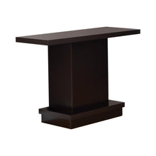 Load image into Gallery viewer, Reston Pedestal Sofa Table Cappuccino